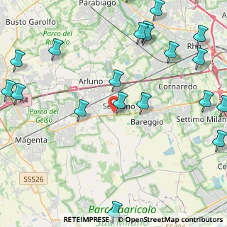 Mappa Via Santa Chiara, 20018 Sedriano MI, Italia (6.054)