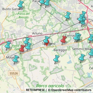 Mappa Via Santa Chiara, 20018 Sedriano MI, Italia (5.9785)