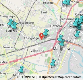 Mappa Piazza Vittorio da Feltre, 30174 Venezia VE, Italia (3.1055)