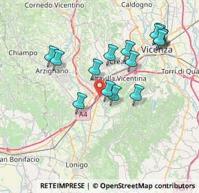 Mappa E70, 36040 Brendola VI, Italia (7.226)