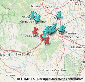 Mappa E70, 36040 Brendola VI, Italia (9.92357)