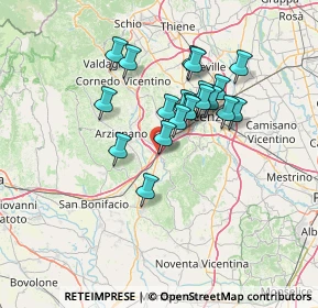 Mappa E70, 36040 Brendola VI, Italia (11.016)