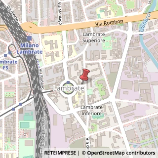 Mappa Viale delle Rimembranze di Lambrate, 31, 20134 Milano, Milano (Lombardia)
