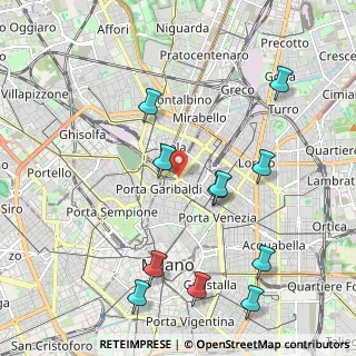 Mappa Viale della liberazione ang, 20124 Milano MI, Italia (2.30545)