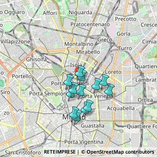Mappa Viale della liberazione ang, 20124 Milano MI, Italia (1.44692)