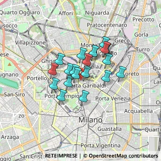 Mappa Via Pietro Maroncelli, 20121 Milano MI, Italia (1.221)