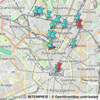 Mappa Via Pietro Maroncelli, 20121 Milano MI, Italia (2.12333)
