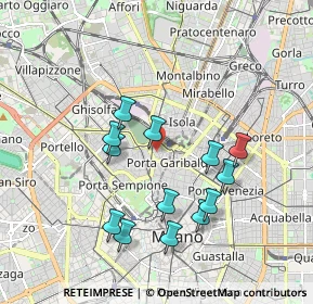 Mappa Via Pietro Maroncelli, 20121 Milano MI, Italia (1.75769)