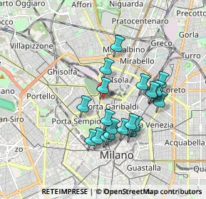 Mappa Via Pietro Maroncelli, 20121 Milano MI, Italia (1.591)