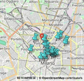 Mappa Via Pietro Maroncelli, 20121 Milano MI, Italia (1.546)