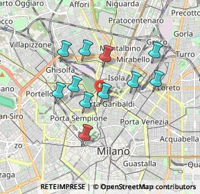 Mappa Via Pietro Maroncelli, 20121 Milano MI, Italia (1.50182)