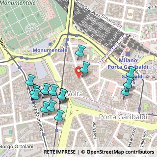Mappa Via Pietro Maroncelli, 20121 Milano MI, Italia (0.2875)