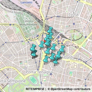 Mappa Via Pietro Maroncelli, 20121 Milano MI, Italia (0.3105)