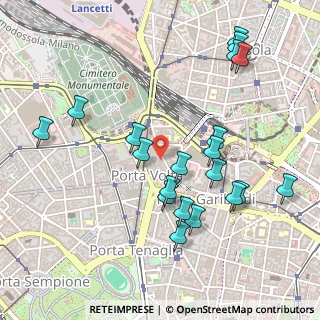 Mappa Via Pietro Maroncelli, 20121 Milano MI, Italia (0.531)