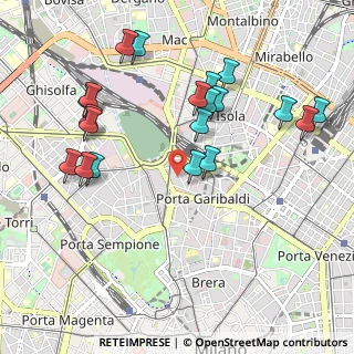 Mappa Via Pietro Maroncelli, 20121 Milano MI, Italia (1.081)