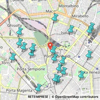 Mappa Via Pietro Maroncelli, 20121 Milano MI, Italia (1.291)