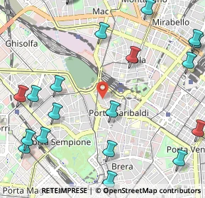 Mappa Via Pietro Maroncelli, 20121 Milano MI, Italia (1.5145)