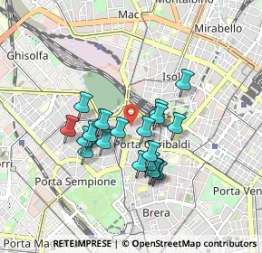 Mappa Via Pietro Maroncelli, 20121 Milano MI, Italia (0.696)