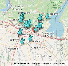 Mappa SP 11 Tangenziale Sud, 25011 Calcinato BS, Italia (10.741)