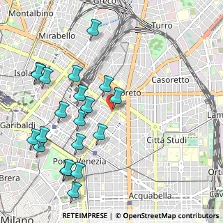 Mappa No.64 scala A, 20124 Milano MI, Italia (1.191)