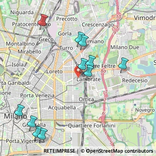Mappa Via Averardo Buschi, 20131 Milano MI, Italia (2.42545)