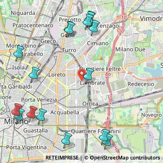 Mappa Via Averardo Buschi, 20131 Milano MI, Italia (3.00313)
