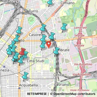 Mappa Via Averardo Buschi, 20131 Milano MI, Italia (1.281)