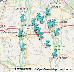 Mappa Via Gaetano Donizetti, 24051 Antegnate BG, Italia (6.16133)