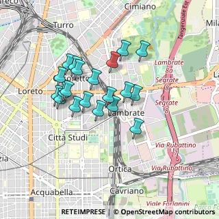 Mappa Via Averardo Buschi, 20133 Milano MI, Italia (0.733)