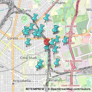 Mappa Via Averardo Buschi, 20133 Milano MI, Italia (0.766)