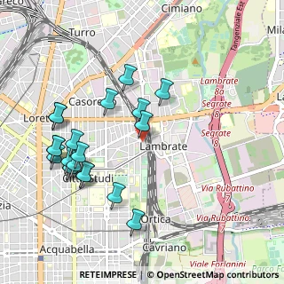 Mappa Via Averardo Buschi, 20133 Milano MI, Italia (1.0765)