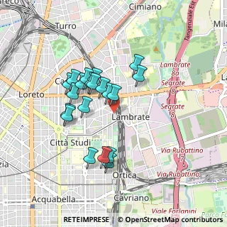 Mappa Via Averardo Buschi, 20133 Milano MI, Italia (0.755)