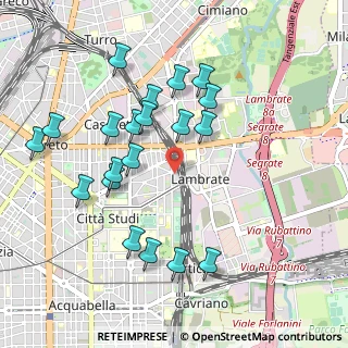Mappa Via Averardo Buschi, 20133 Milano MI, Italia (0.9985)