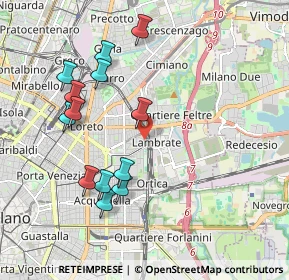 Mappa Via Averardo Buschi, 20133 Milano MI, Italia (1.98769)