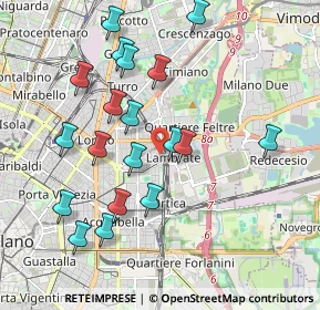 Mappa Via Averardo Buschi, 20133 Milano MI, Italia (1.97789)