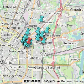 Mappa Via Averardo Buschi, 20133 Milano MI, Italia (1.446)
