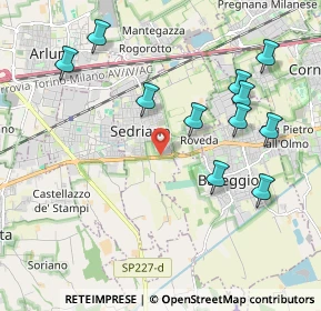 Mappa Via Rosario Livatino, 20018 Sedriano MI, Italia (2.14636)