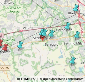 Mappa Via Rosario Livatino, 20018 Sedriano MI, Italia (6.743)