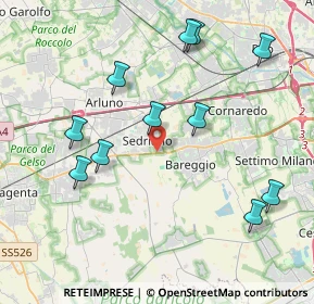 Mappa Via Rosario Livatino, 20018 Sedriano MI, Italia (4.28909)