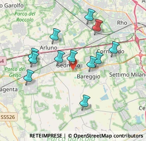 Mappa Via Rosario Livatino, 20018 Sedriano MI, Italia (3.53583)