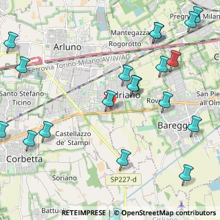 Mappa Via San Francesco, 20018 Sedriano MI, Italia (2.9515)