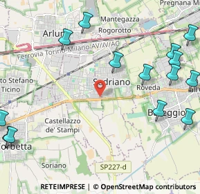 Mappa Via San Francesco, 20018 Sedriano MI, Italia (2.98929)