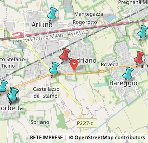 Mappa Via San Francesco, 20018 Sedriano MI, Italia (3.17)