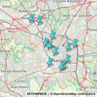 Mappa , 20154 Milano MI, Italia (3.2175)