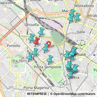 Mappa , 20154 Milano MI, Italia (1.1185)