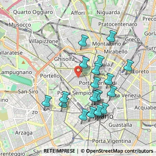 Mappa , 20154 Milano MI, Italia (1.9145)