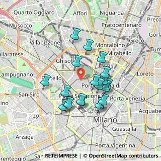 Mappa , 20154 Milano MI, Italia (1.5405)