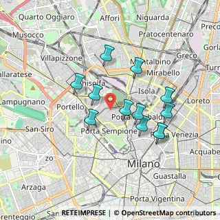 Mappa , 20154 Milano MI, Italia (1.56333)