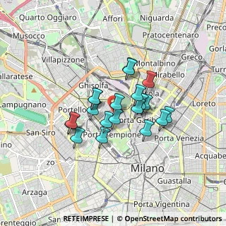 Mappa , 20154 Milano MI, Italia (1.2395)