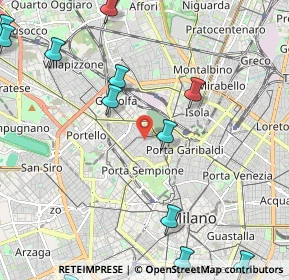 Mappa , 20154 Milano MI, Italia (3.15615)